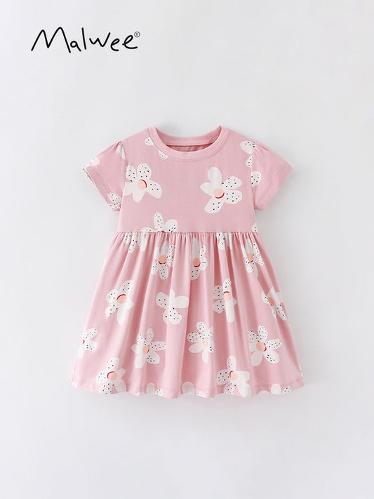 Детска рокля Pink Flowers 24'-Детска рокля Pink Flowers 24'-Thedresscode