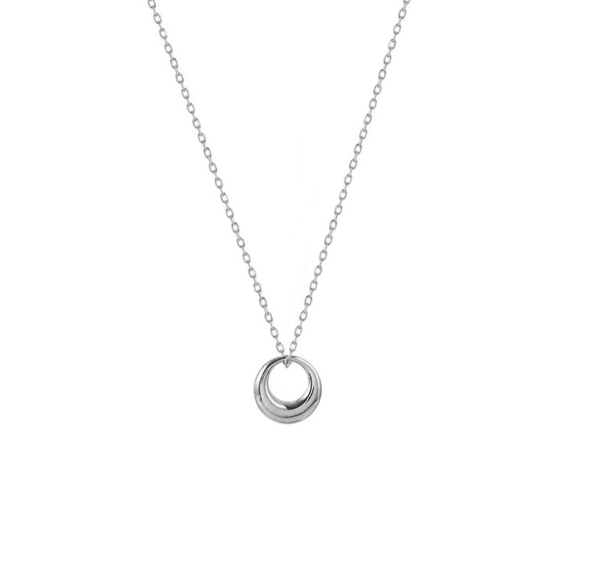 Дамско колие с сребърно покритие Silver Ring 24'-Дамско колие с сребърно покритие Silver Ring 24'-Thedresscode