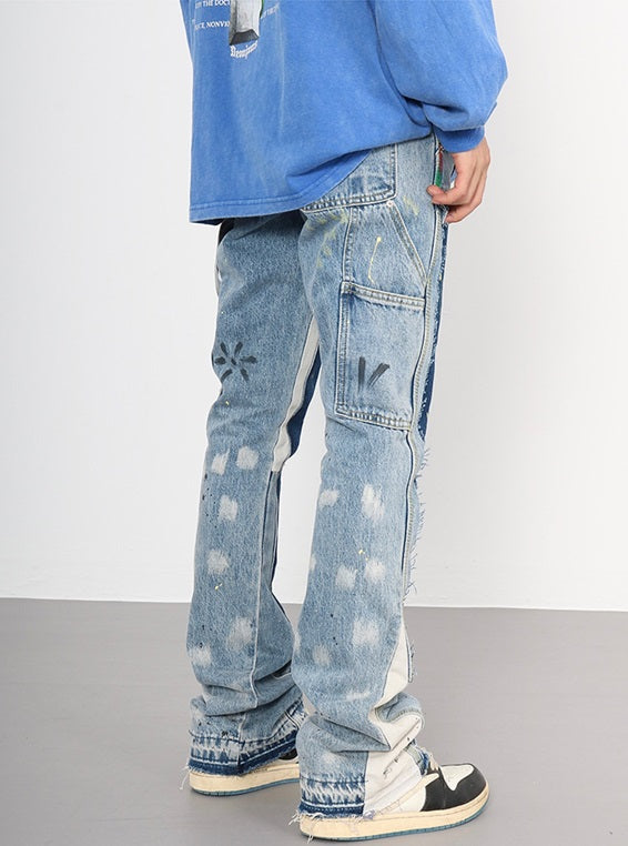 Мъжки дънки Denim Block SS25-https://detail.1688.com/offer/851371085298.html?kj_agent_plugin=aibuy-Thedresscode