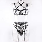 Дамски комплект Sexy Leopard Print SS25-Дамски комплект от четири части Sexy Leopard Print SS24'-Thedresscode