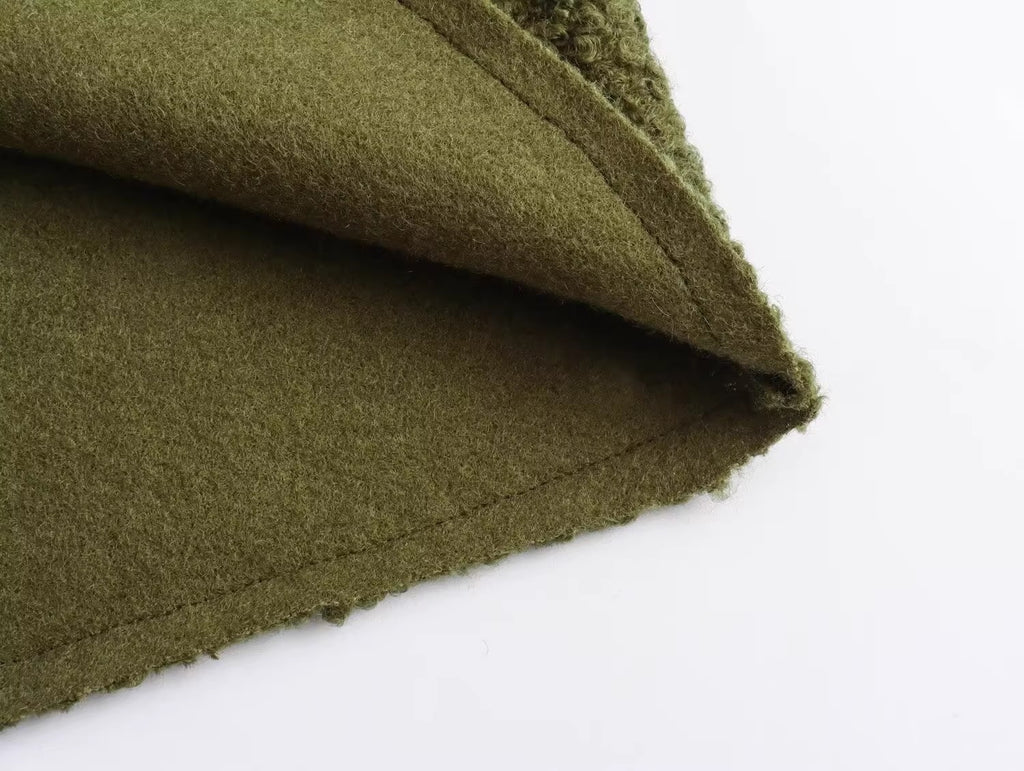 Дамски пуловер Green Bouclé 24'-Дамски пуловер Green Bouclé 24'-Thedresscode