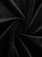 Дамска рокля Black Crystal FW 2026-Дамска дълга кадифена рокля Black Crystal 24'-Thedresscode