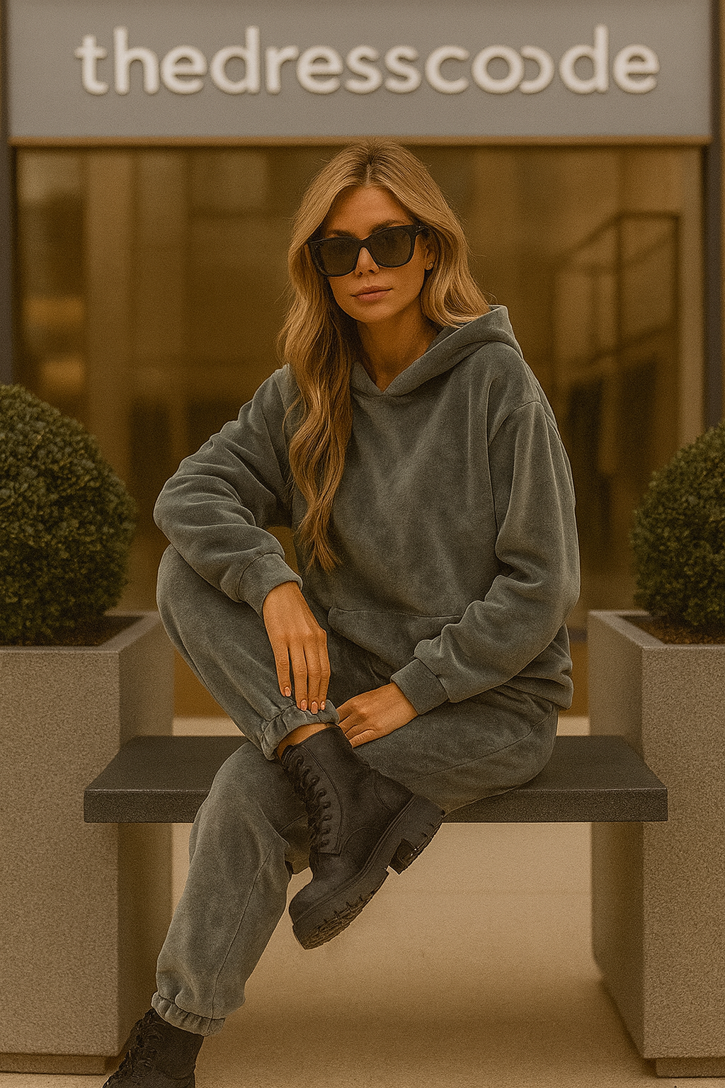 Дамски комплект Plush and Hoody FW 2026-Thedresscode