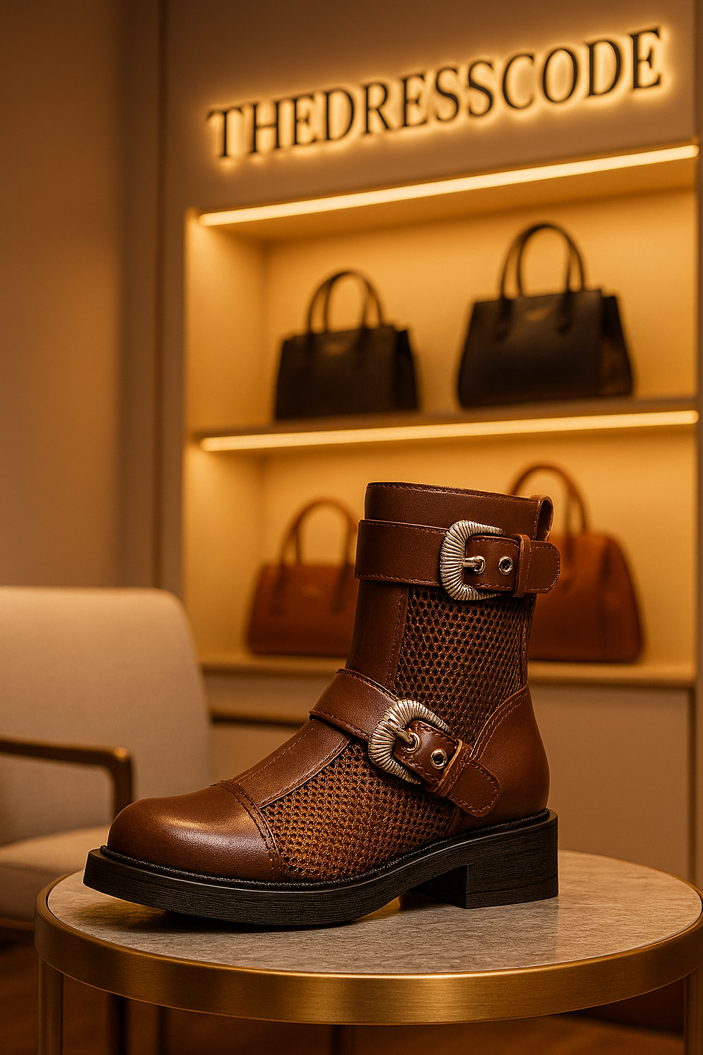 Дамски боти Saddle Chic FW 2026-Thedresscode