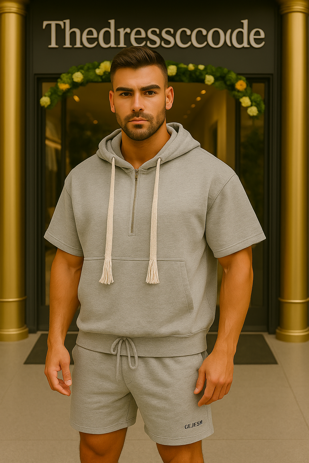 Мъжки комплект Grey Chill Vibe Ensemble SS25-https://detail.1688.com/offer/679756796684.html?spm=a262uh.11734178.favorite-offers-offer-list-offer19.2.19012ef6O7zQh1-Thedresscode