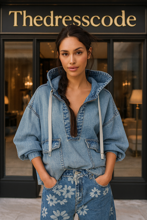 Дамска дънкова риза Blue Essence FW 2026
