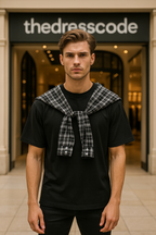 Мъжка тениска Urban Check Tee FW 2026-Thedresscode
