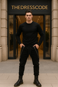 Мъжки панталон Black Stride FW 2026-Thedresscode