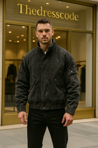 Мъжко яке Dark Ash Denim FW 2026-Thedresscode