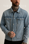 Мъжко дънково яке Silver Zippers SS26-Thedresscode