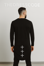 Мъжка блуза White Cross on back FW 2026-Мъжка блуза White Cross-Thedresscode