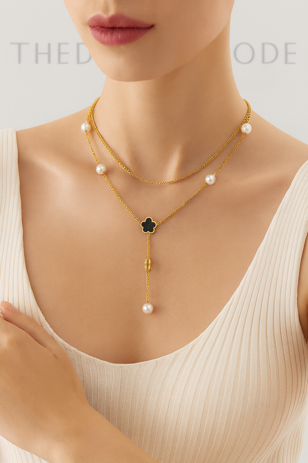 Дамско колие Éclat Noir SS26-Thedresscode