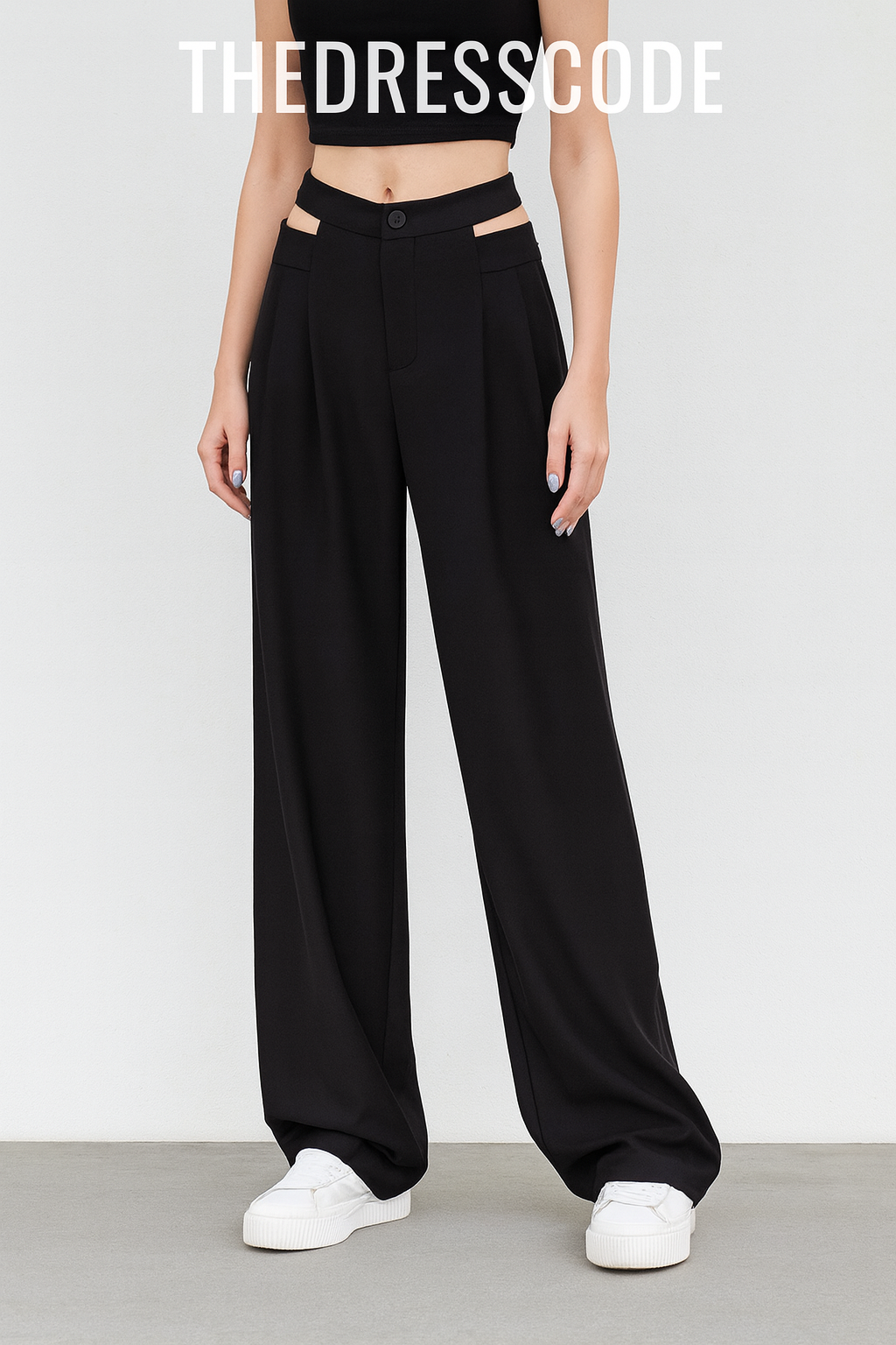 Дамски панталон с странични изрязвания Nova Cut **SALE 25**-Thedresscode