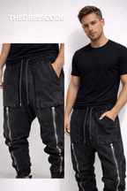 Мъжки панталон Denim zipper FW 2026-https://shorturl.at/ZOpL3-Thedresscode