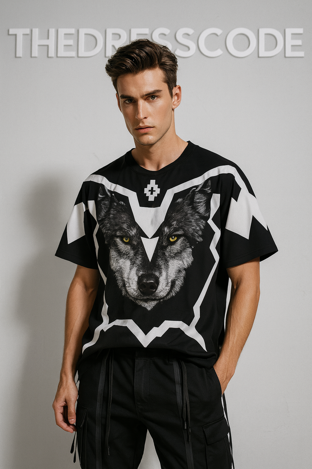 Мъжка тениска Wolf SS25-Мъжка тениска Wolf 24'-Thedresscode