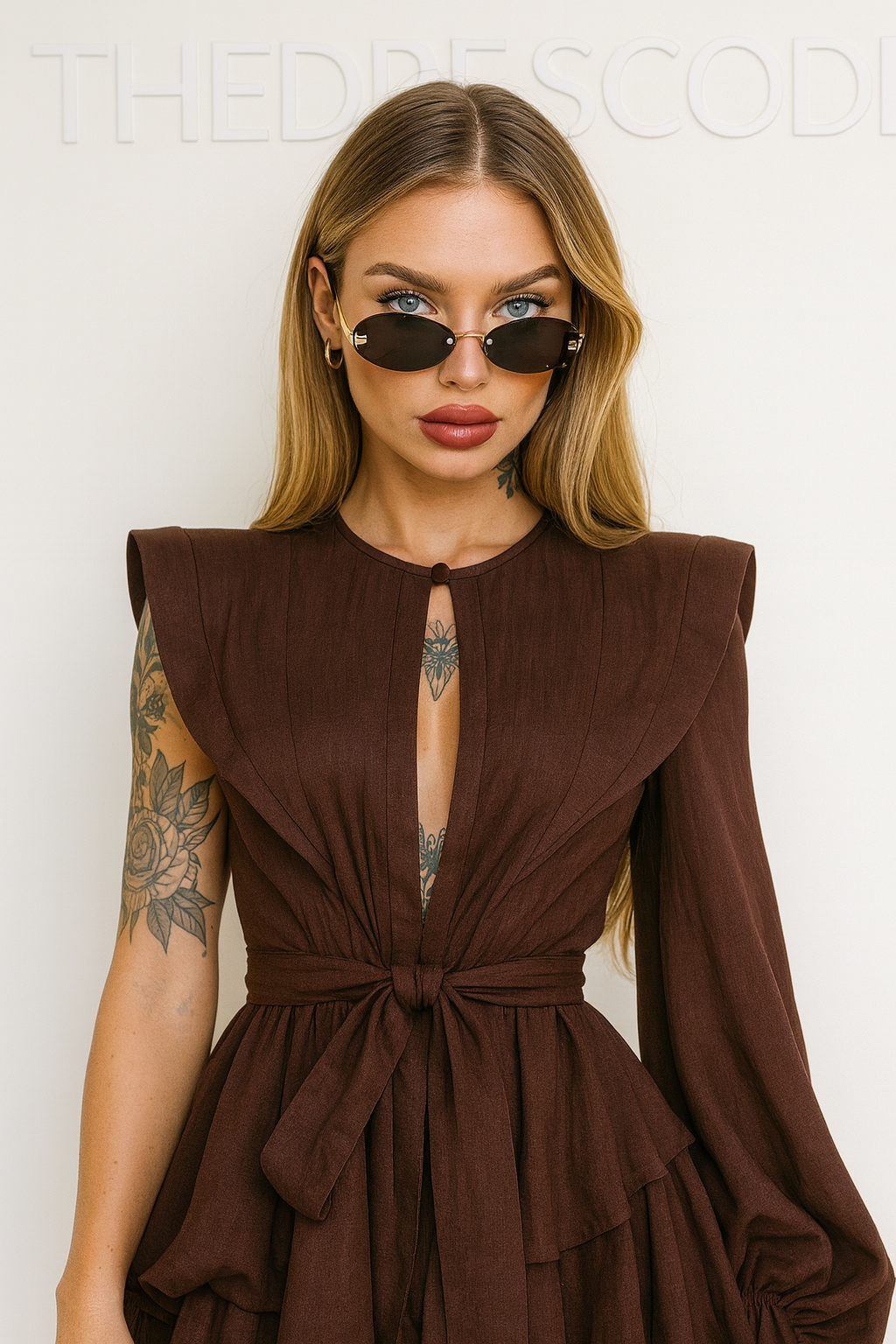 Дамски слънчеви очила FF SS26-Thedresscode