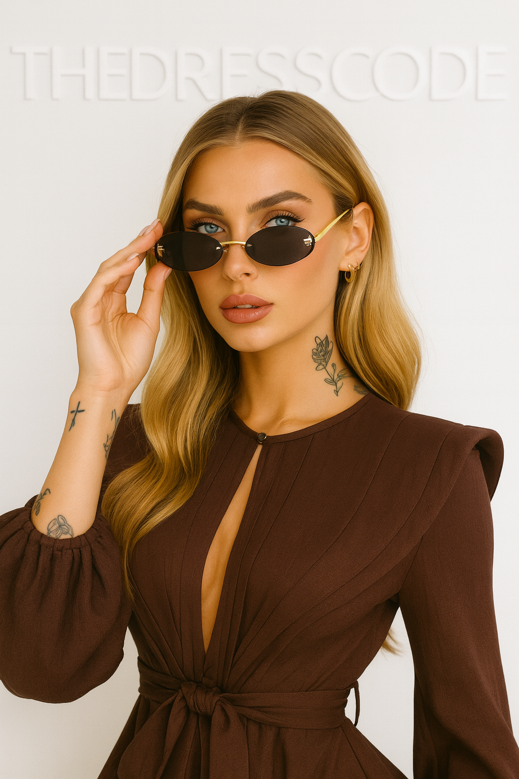 Дамски слънчеви очила FF SS25-Thedresscode