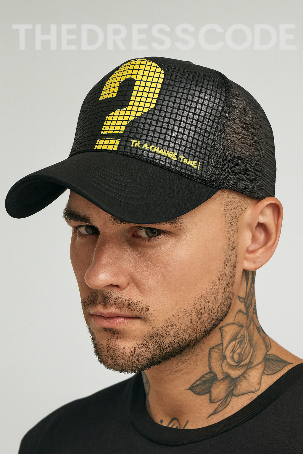 Мъжка шапка Yellow Change Time SS26-Thedresscode