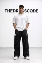 Мъжки дънки White Splashes **SALE 26**