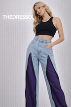 Дамски дънки VIOLET SPLIT SS26