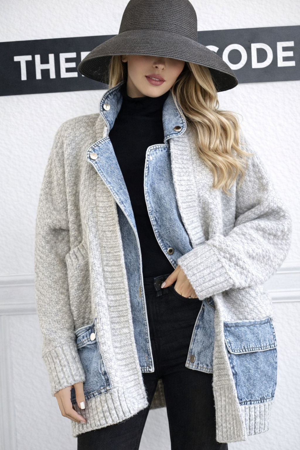 Women's Cardigan Denim LL SS23