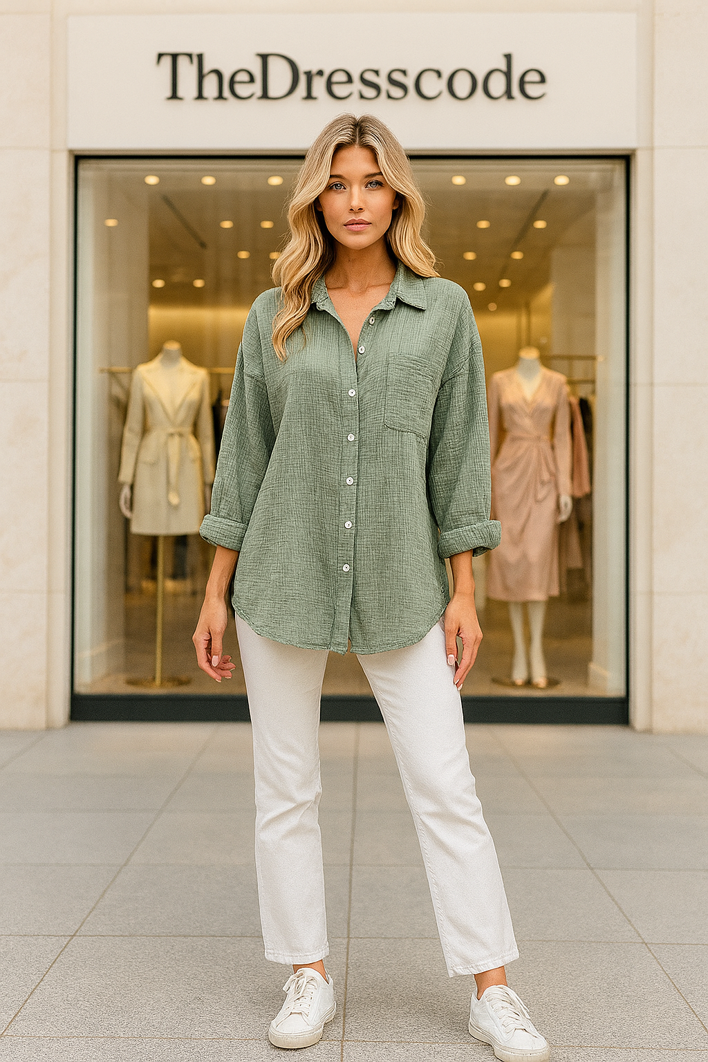 Дамска риза Olivia Breeze SS25-Thedresscode