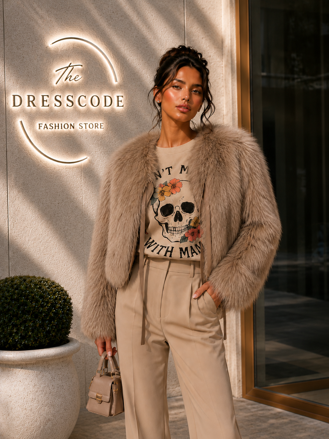 Дамско палто Luxury **SALE 26**