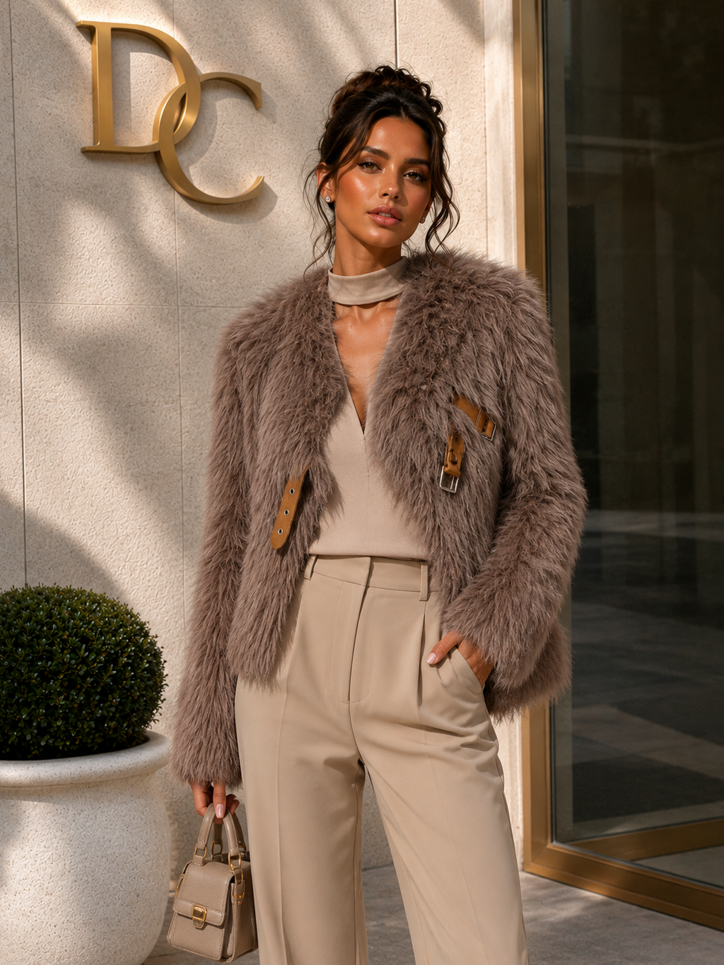 Дамско палто Cappuccino Chic **SALE 26**