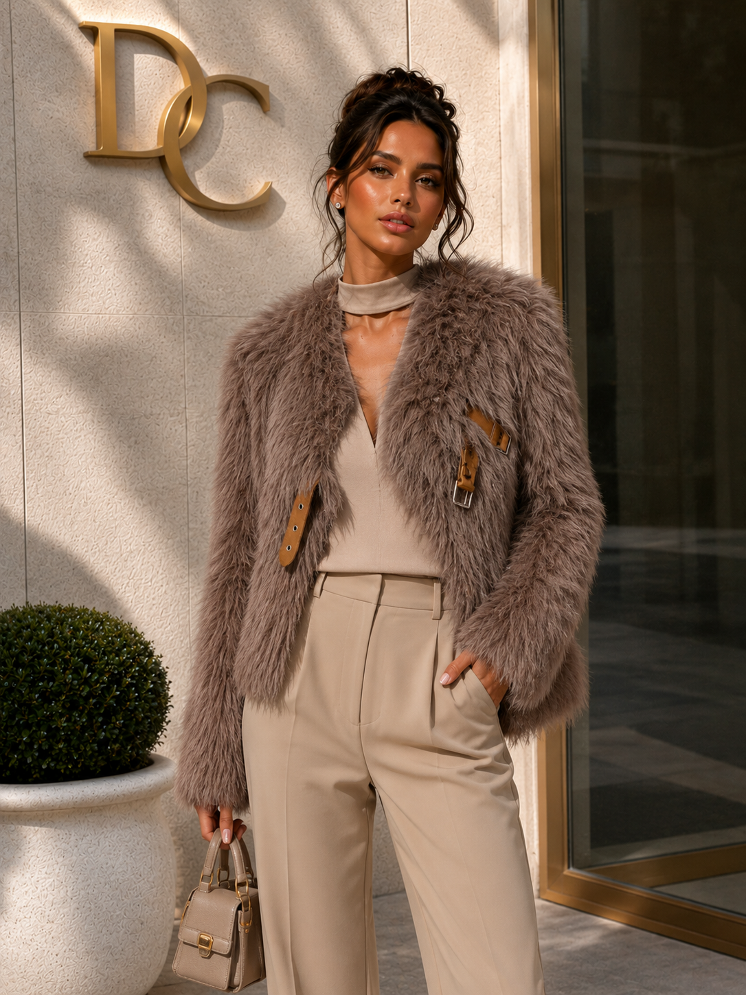 Дамско палто Cappuccino Chic **SALE 26**