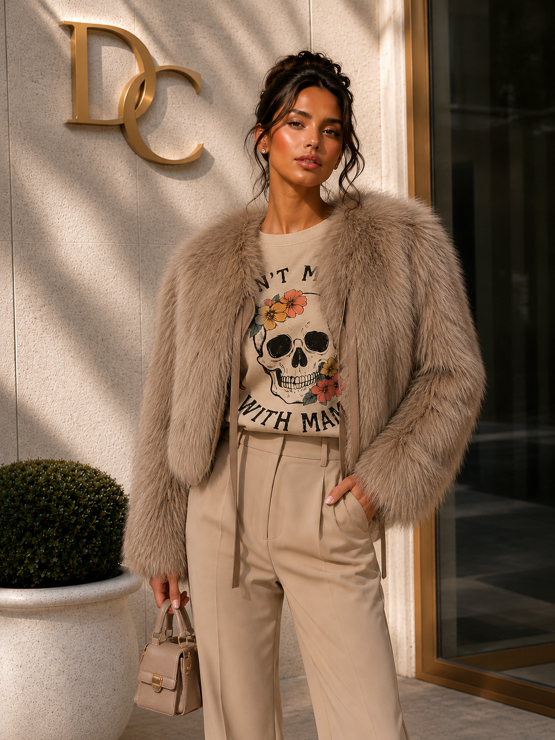 Дамско палто Luxury **SALE 26**