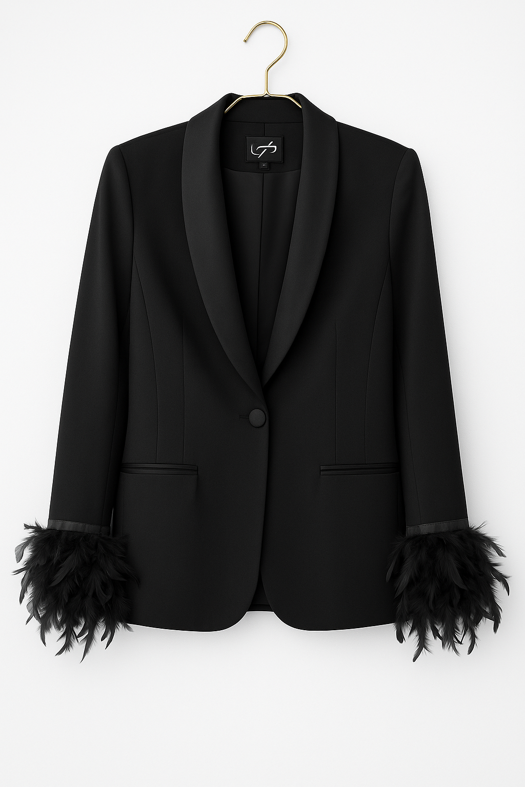 Дамски блейзър с пера FW 2026-Дамски блейзър с пера 24'-Thedresscode