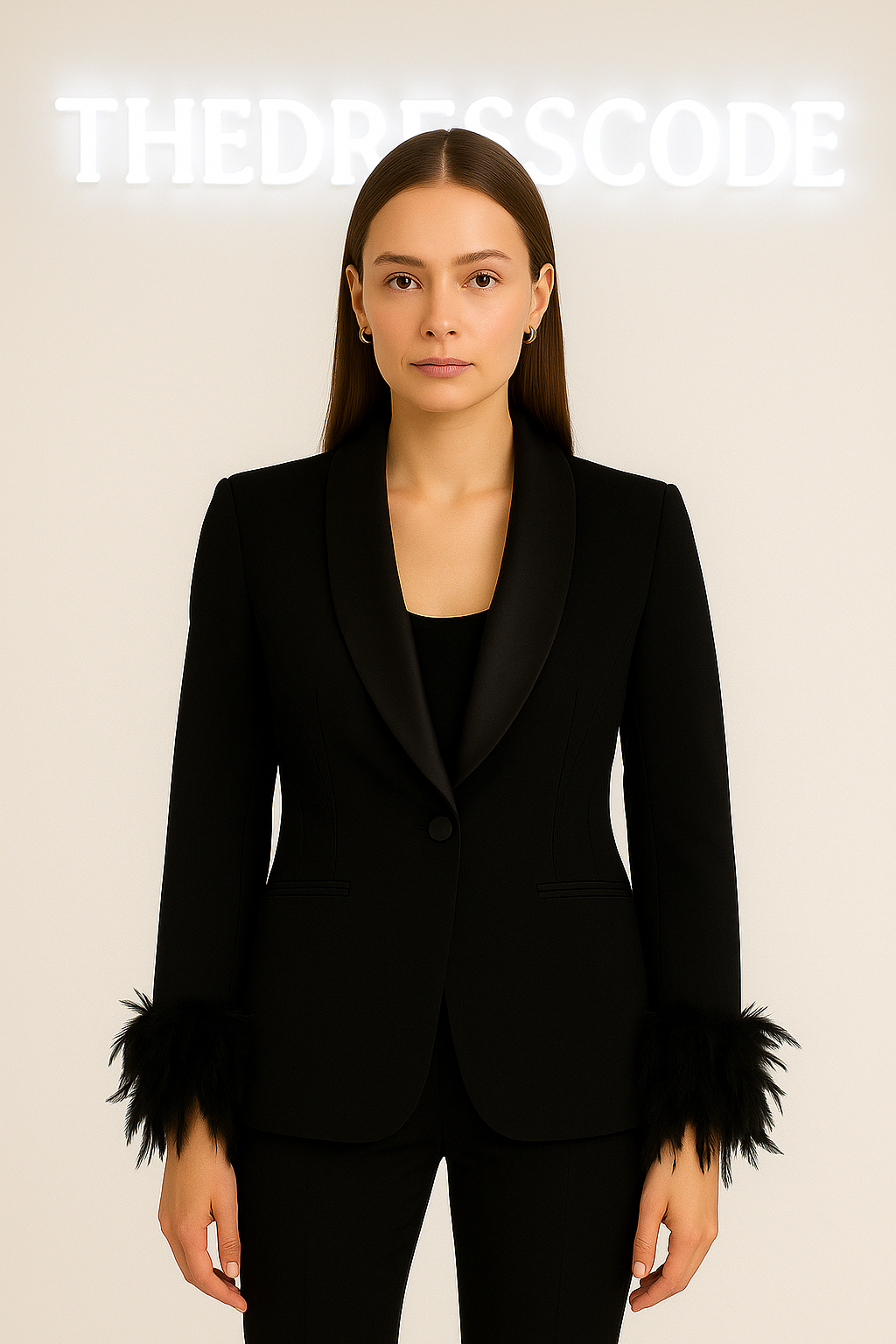 Дамски блейзър с пера SS26