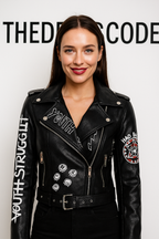 Дамско кожено яке Dare You SS 2026-Thedresscode