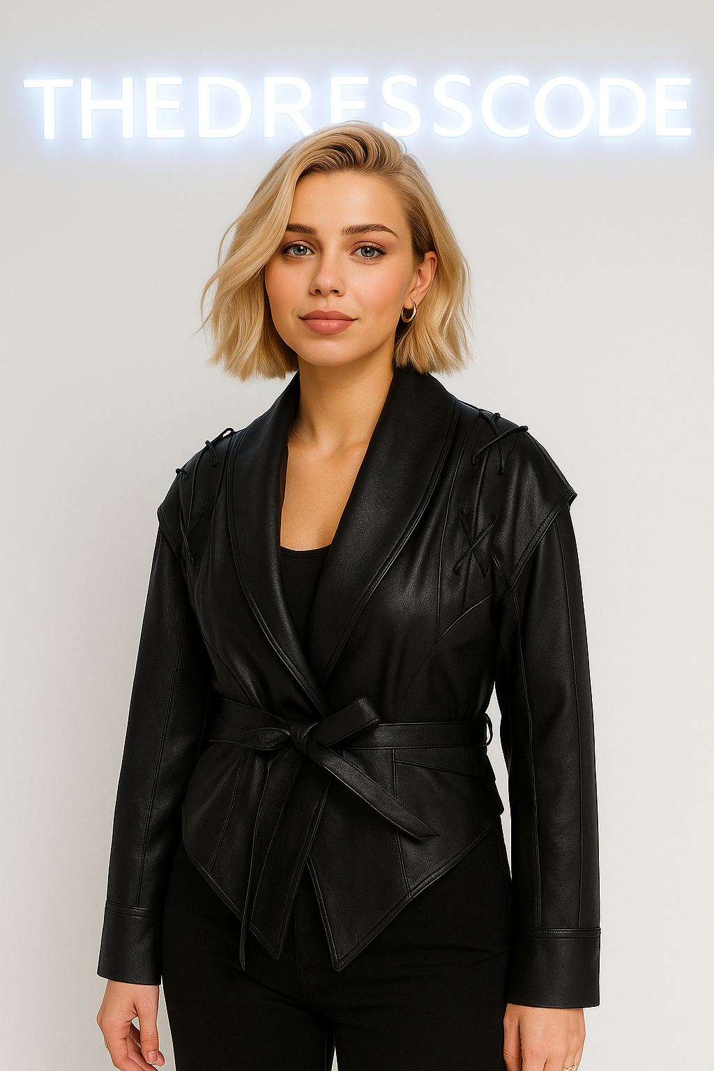 Дамско кожено яке Tassel SS26