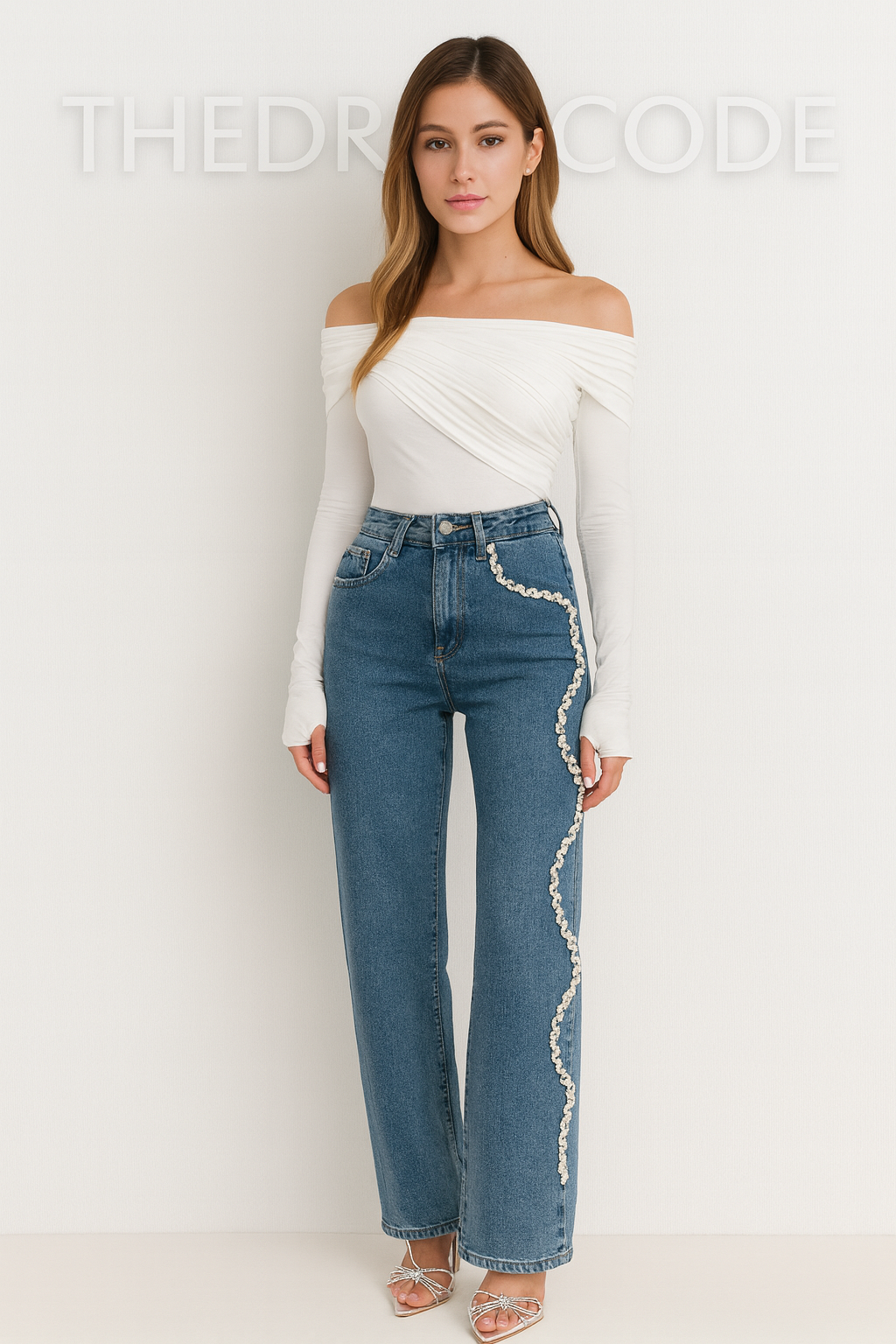 Дамски дънки Diamond AW 2026-Apparel & Accessories-Thedresscode