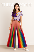 Дамски панталон Multicolor Peach SS26