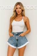 Дамски къси панталони Denim Wide Legs SS26