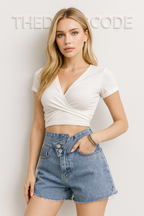 Дамски къси панталони Face SS26-Thedresscode