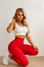 Дамски клин Timmy FW 2026-Дамски безшевен клин Push-up Red Timmy 24'-Thedresscode