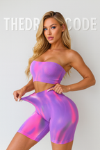 Дамски клин Pink Colorful Push up AW 2026-Дамски клин Pink Colorful Push up SS25-Thedresscode