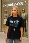 Дамска тениска ROSE FW 2026-Thedresscode