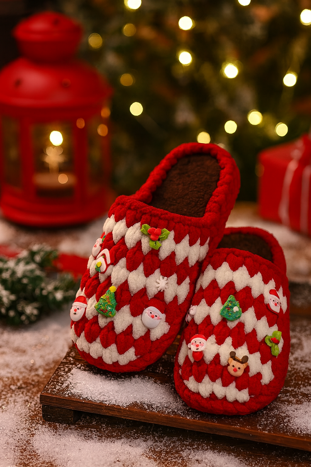Коледни чехли Santa’s Knit AW 2026