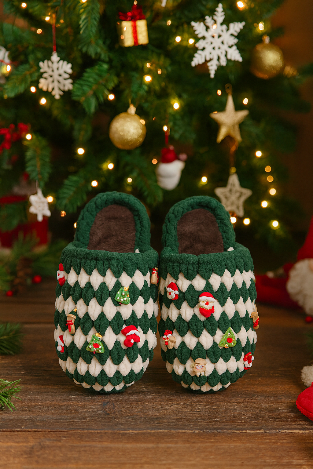 Коледни чехли Santa’s Knit AW 2026