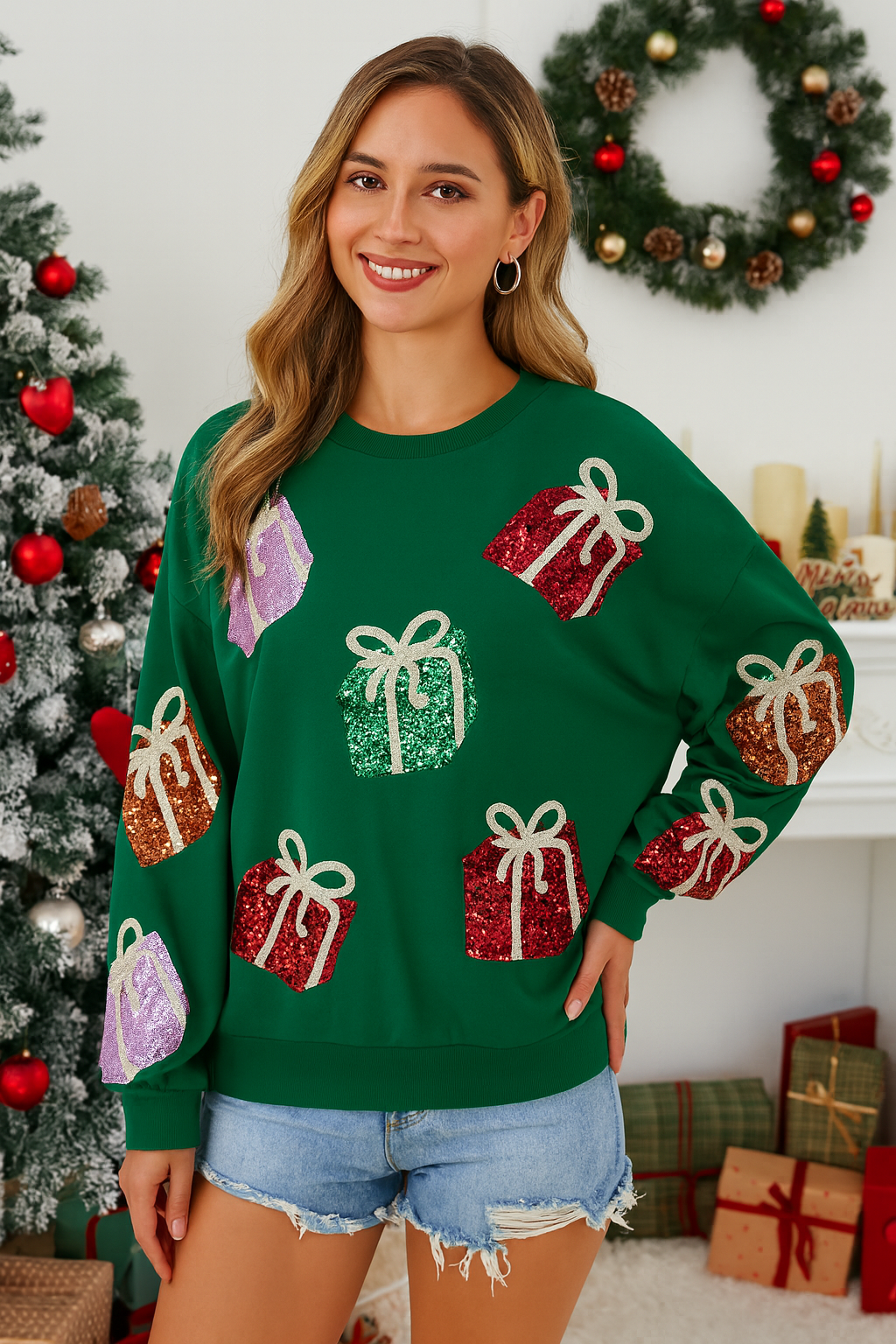 Дамски суичър Glam Christmas Box FW 2026-https://detail.1688.com/offer/821169918601.html?spm=a26352.b28411319/2508.0.0.166c1e62UMFAT9-Thedresscode