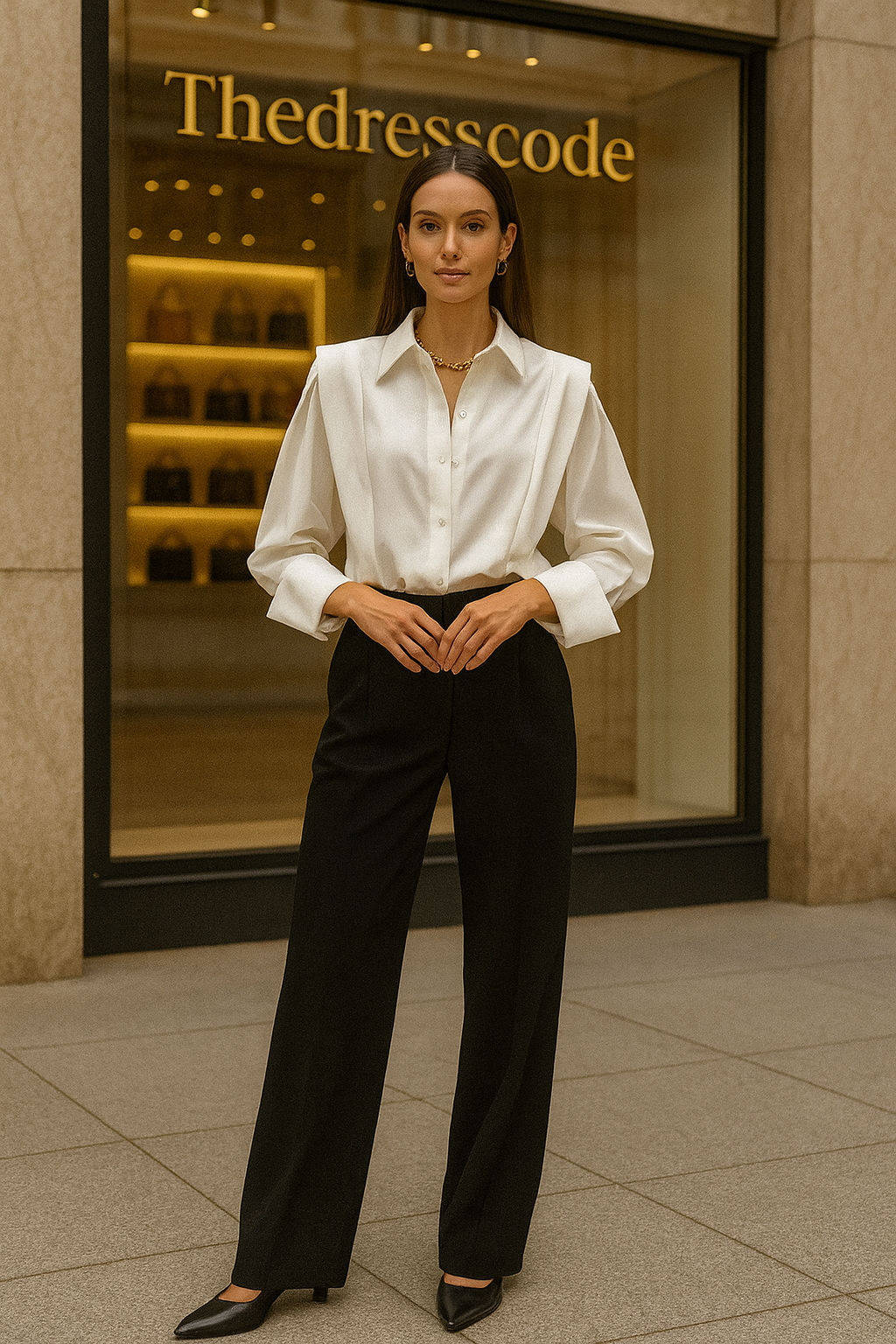 Дамска риза Pure Elegance FW 2026-Thedresscode