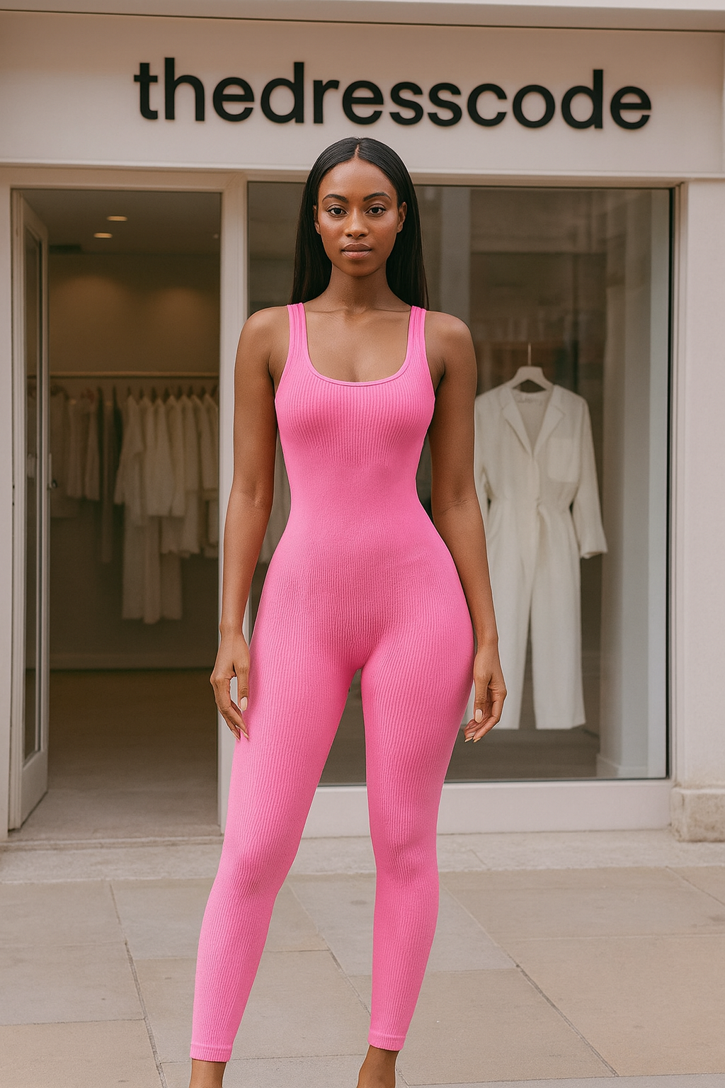 Дамски спортен гащеризон Pink Rips SS25