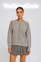 Дамски пуловер Chill & Chic FW 2026-Thedresscode