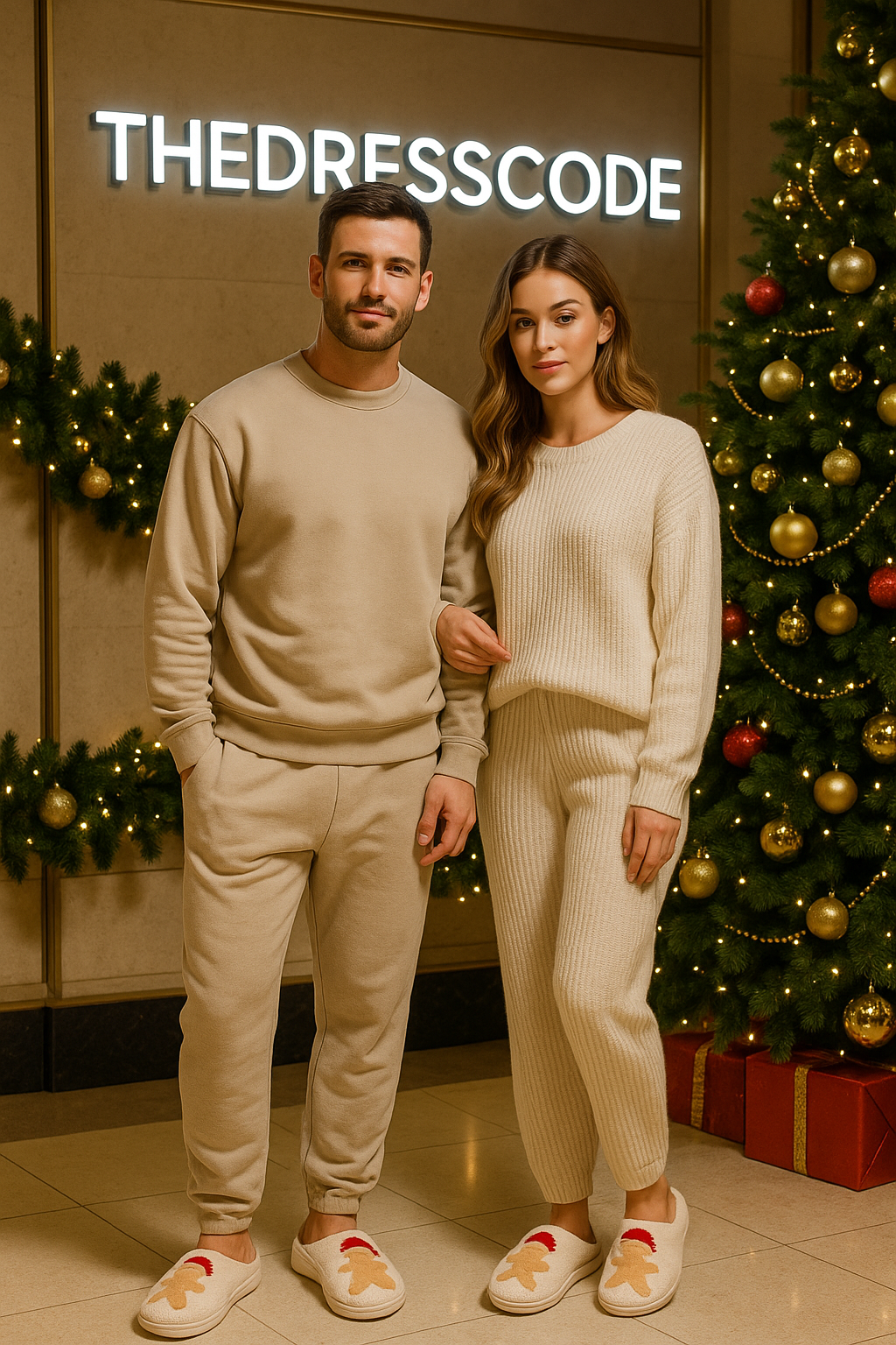 Унисекс коледни чехли Cookie FW 2026-Thedresscode