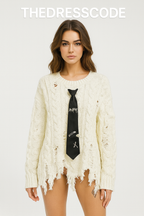 Дамски пуловер Rock Chic Knit FW 2026-Thedresscode