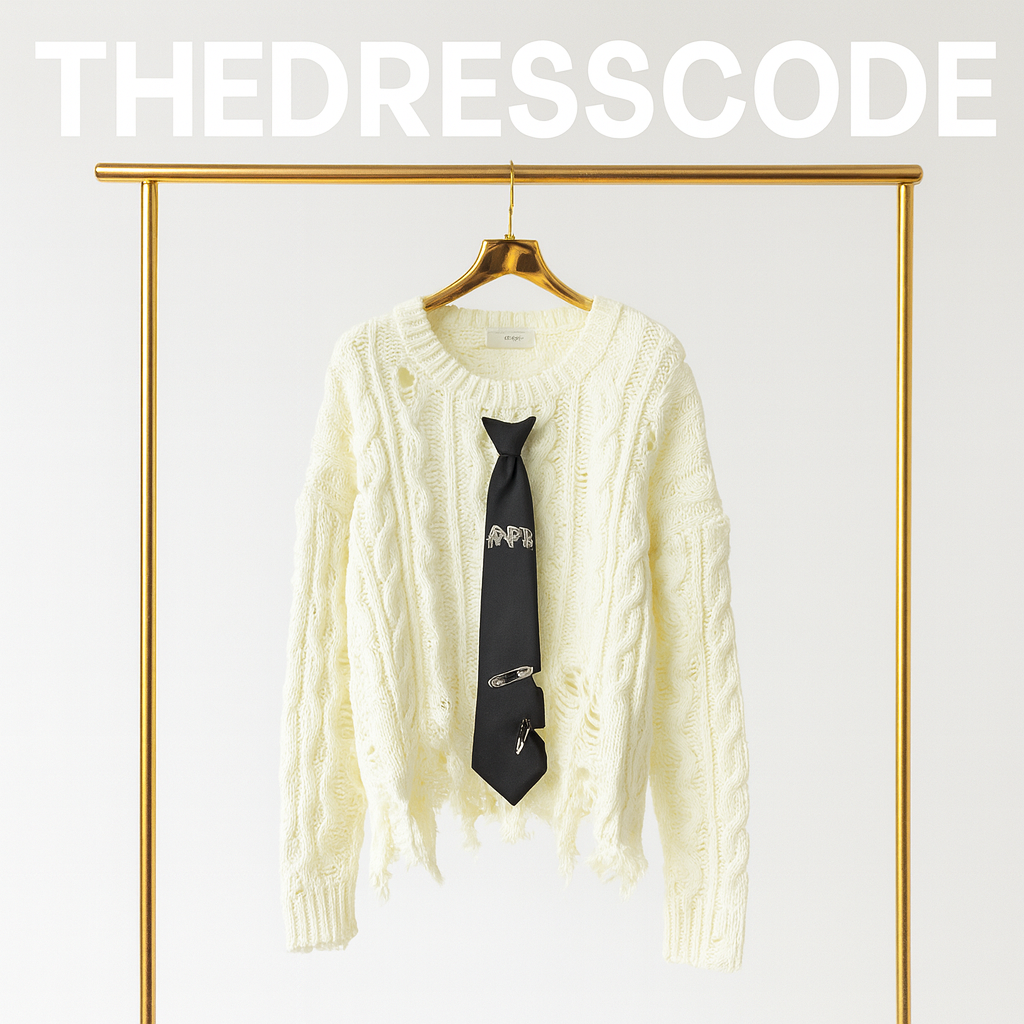 Дамски пуловер Rock Chic Knit FW 2026-Thedresscode